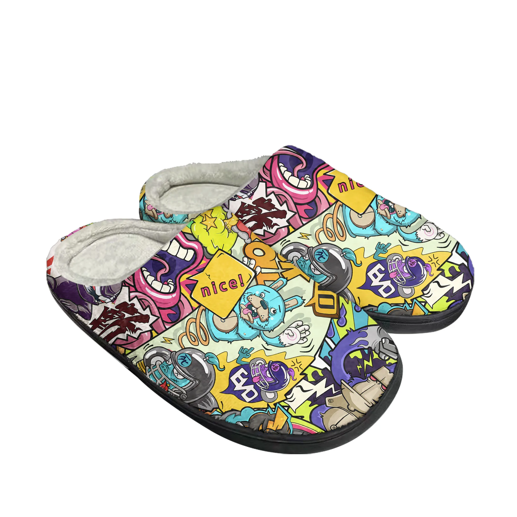Street Art Graffiti maison cot - Men Shoes High avis et prix