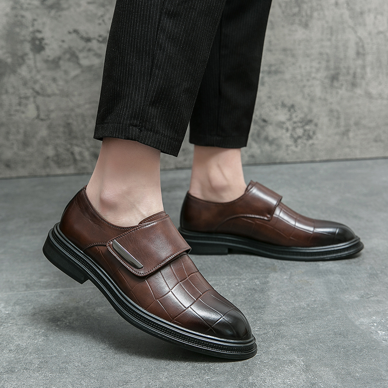 Hommes d'affaires robe en cuir - Men Shoes Velcro avis et prix