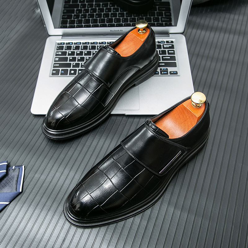 Hommes d'affaires robe en cuir - Men Shoes Velcro avis et prix
