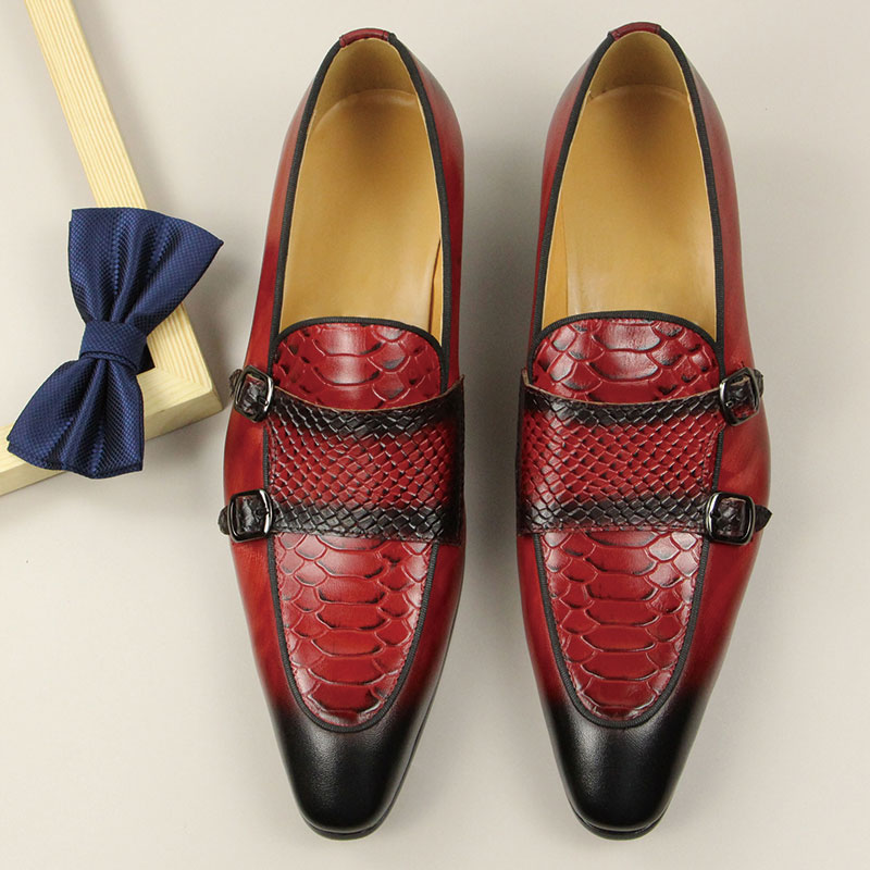 Mocassins Confortables en Cuir - Men Shoes Red Bottom avis et prix