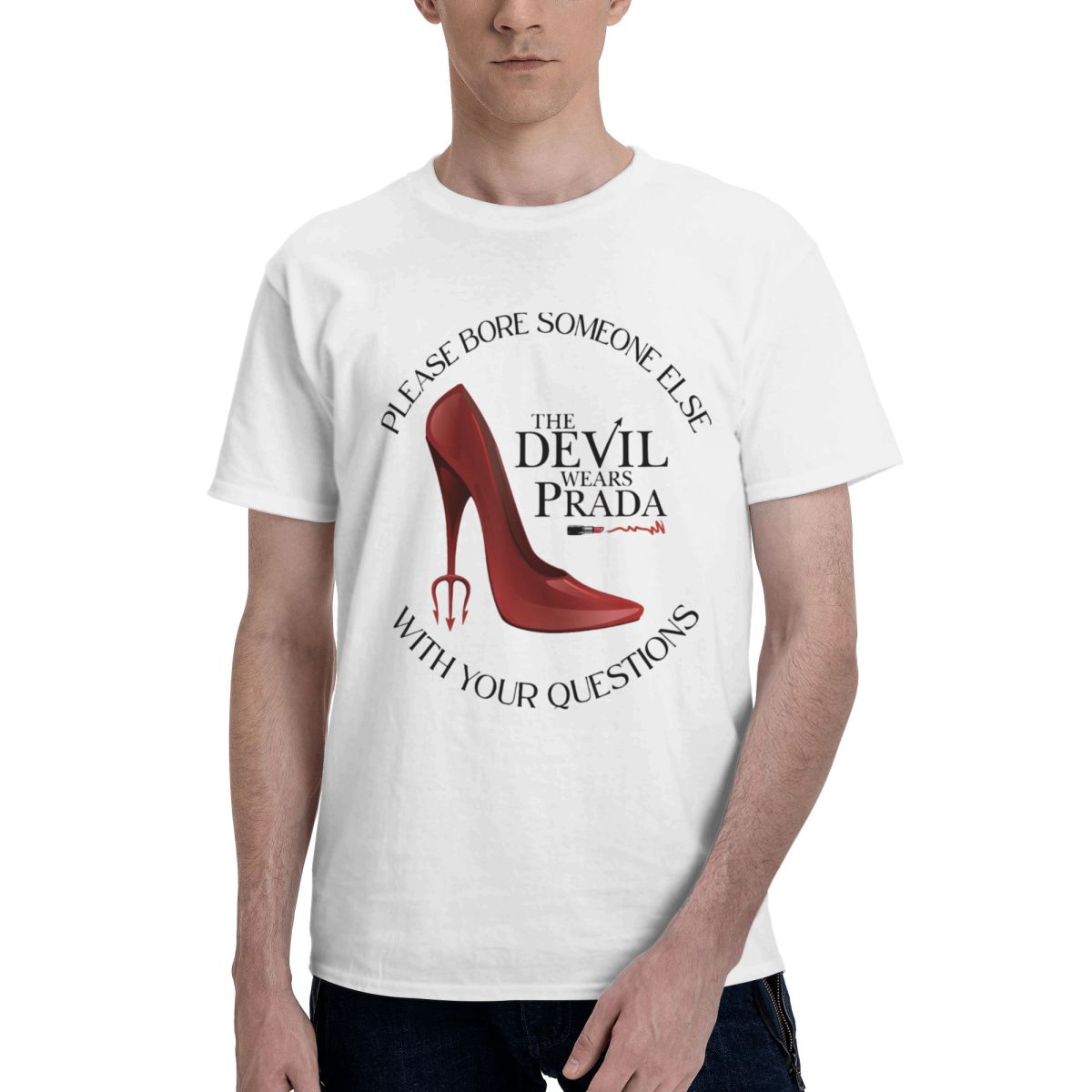 T-shirt en coton Vintage pour  - Men Shoes Prada avis et prix