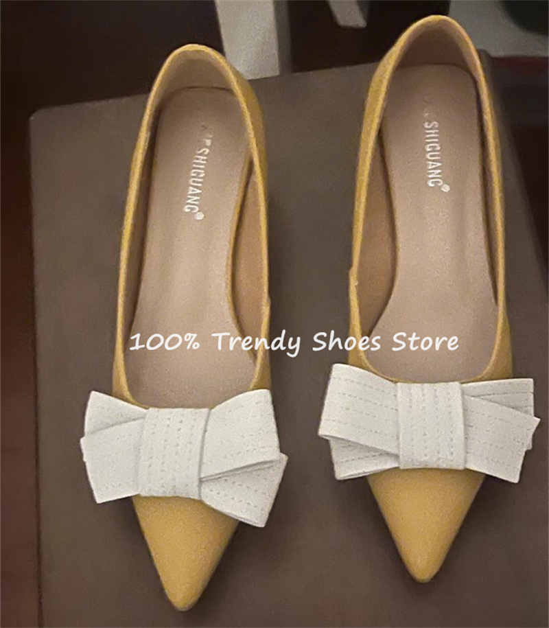 Escarpins à enfiler avec nœud  - Dress Shoe Pointed avis et prix