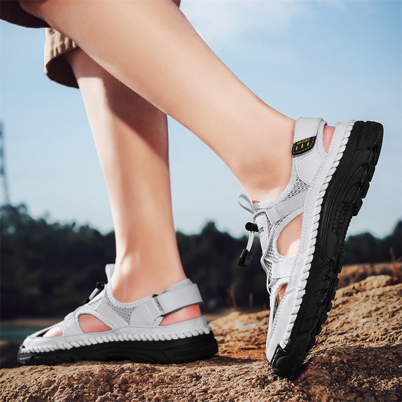 Sandales simples faites à la m - Men Shoes Velcro avis et prix