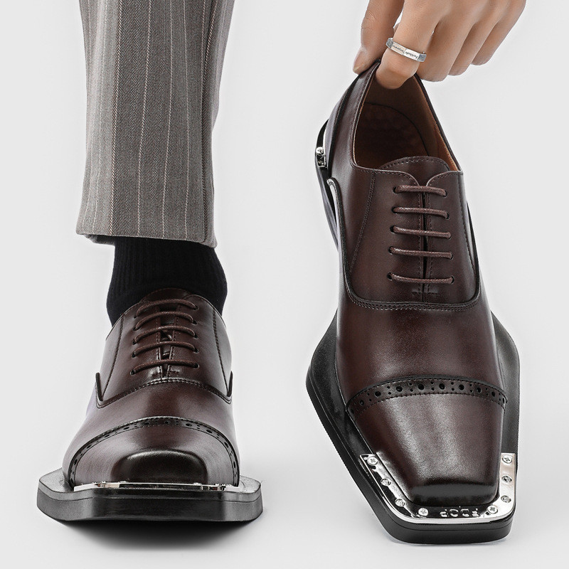 Chaussures brogue sculptées po - Oxford Brogue Leather avis et prix