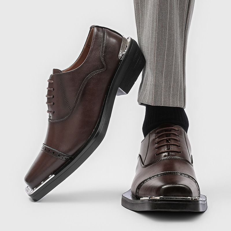Chaussures brogue sculptées po - Oxford Brogue Leather avis et prix