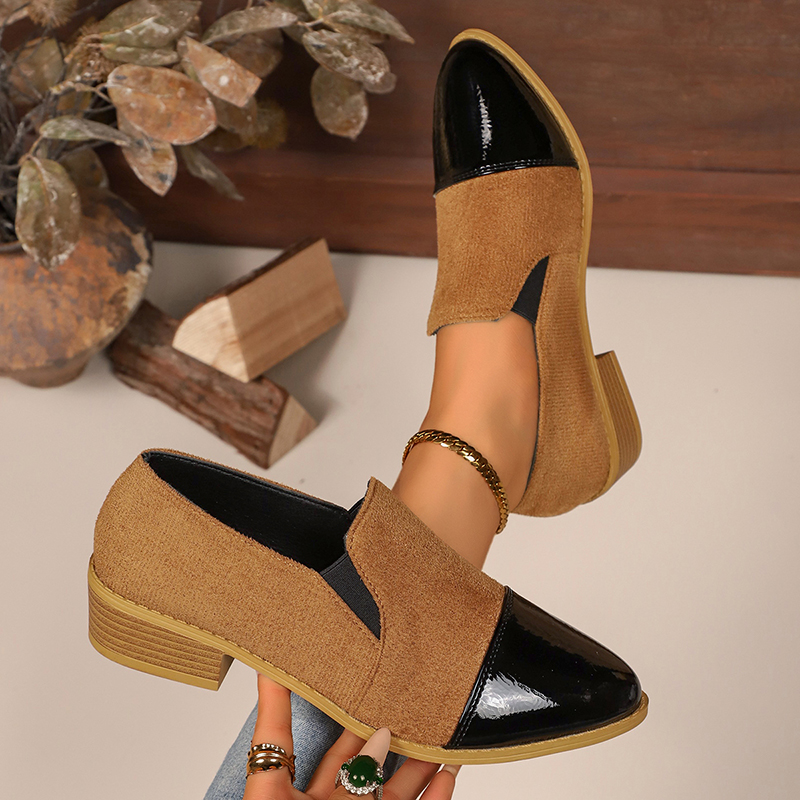Escarpins à talons bas pour fe - Dress Shoe Pointed avis et prix