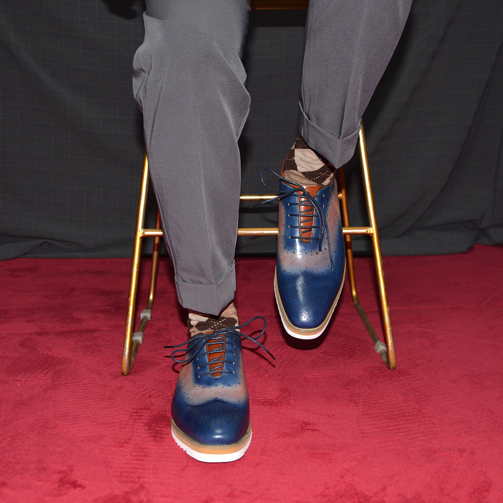 Chaussures Oxford de luxe bico - Oxford Brogue Leather avis et prix